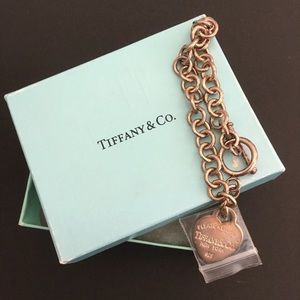 Tiffany & Co. heart charm bracelet